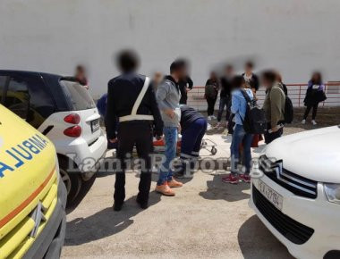 Λαμία: Αυτοκίνητο παρέσυρε 16χρονη μαθήτρια (φωτό)